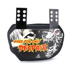 Football Back Plate Lower Back Rear Back Bone Protector Shield Backplate for Youth & Adult (Despair)