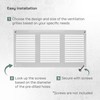 Vent Systems 30 x 15 cm - Pack of 2