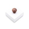 Infinity Decor Traditional Rosewood Beehive Reeded Cupboard Knob Pull Handle