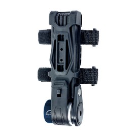 Squire Heavy Duty Folding Lock (Folda Mini FL690) - Disc Tumbler Locking Mechanism for High Pick Resistance - Foldable Hardened Steel Links - Folding Bike Lock for All Purposes