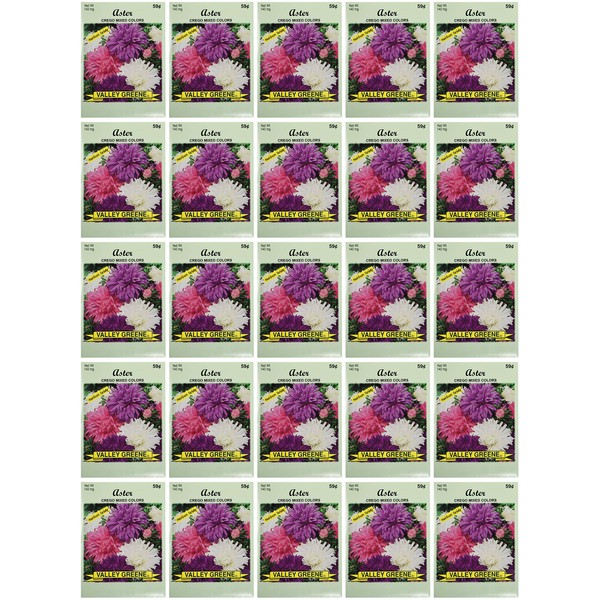 Black Duck Brand Set of 25 Packs of Aster Crego