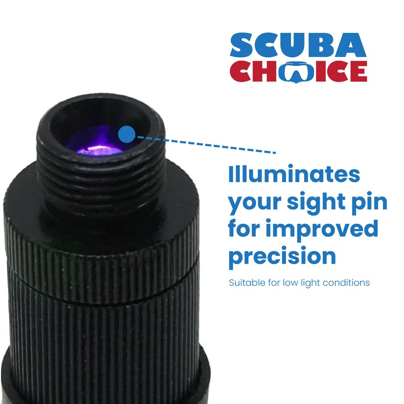 Archery Hunting LED Bow Sight Light – Adjustable 3-Step Brightness,