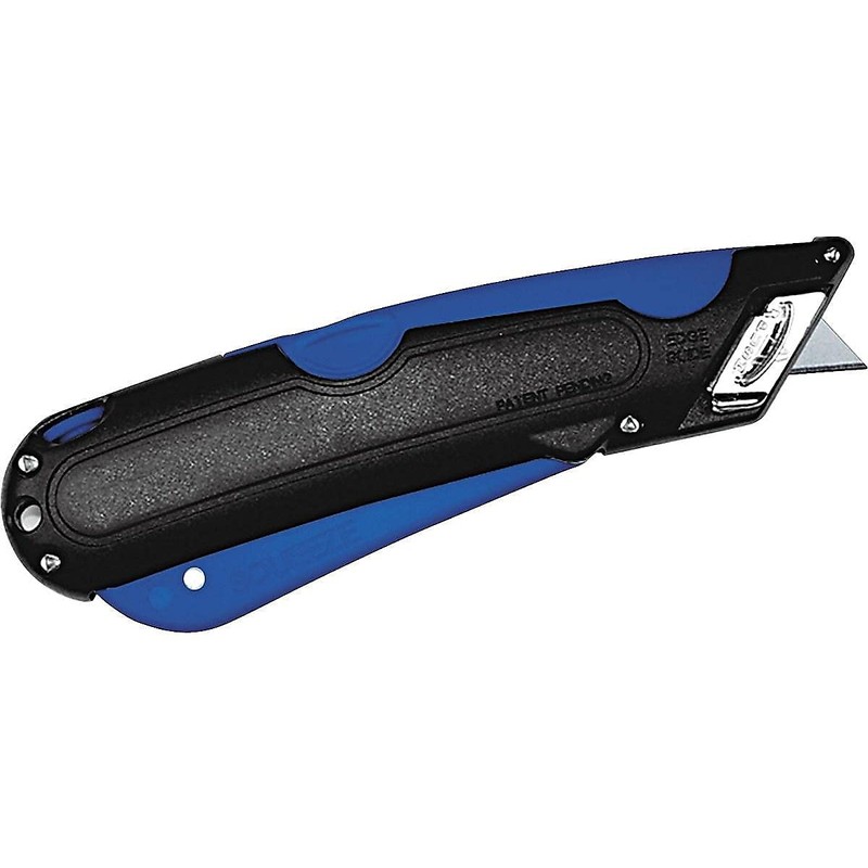 Garvey 091524 Safety Cutter with Holster, Black/Blue