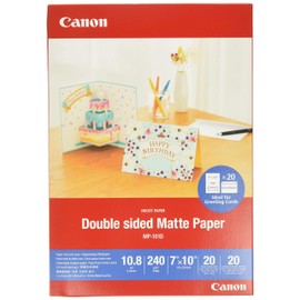 CANON MP-101D 7x10 20 Double Mat Photo Paper