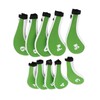 10 Pcs Golf Iron Head Cover Set with Zipper Golf