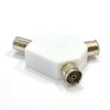 kenable TV Freeview RF Coaxial Splitter Connects 1 Device to