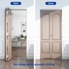 JUBEST 24“ Bifold Door Hardware, Folding Door Hardware Sliding Barn