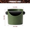 Coffee Knock Box with Removable Metal Knock Bar & Non-Slip