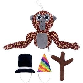 Gorilla Plush Tag Plush Cute Gorilla PlushTag Monkey Plush Stuffed Animals Toy for Game Fans or Kids Birthdays and Festival.