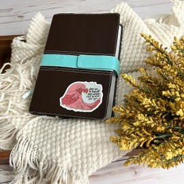 Swaygirls Bible verse quote sticker | Christian stickers | Religious stickers | Faith stickers | Isaiah 43:2 deep waters