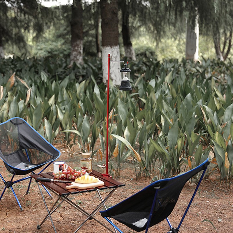 Outdoor Camping Foldable Light Pole Portable Aluminum Alloy Light Stand
