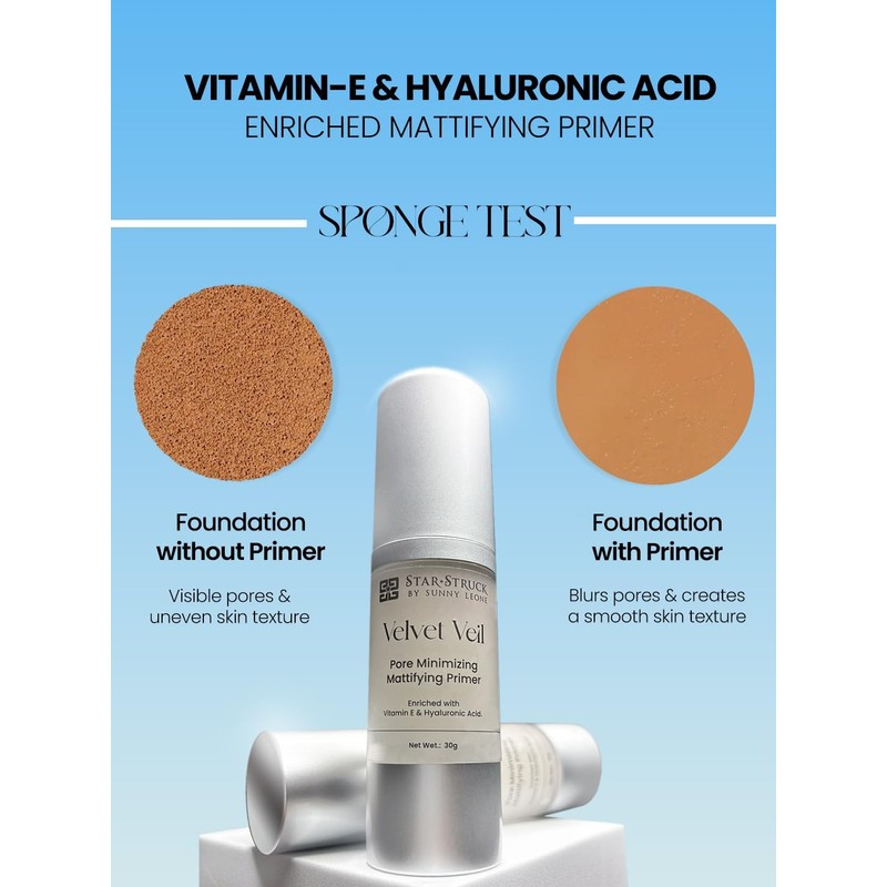 STARSTRUCK BY SUNNY LEONE Velvet Veil Pore Minimizing Mattifying Primer
