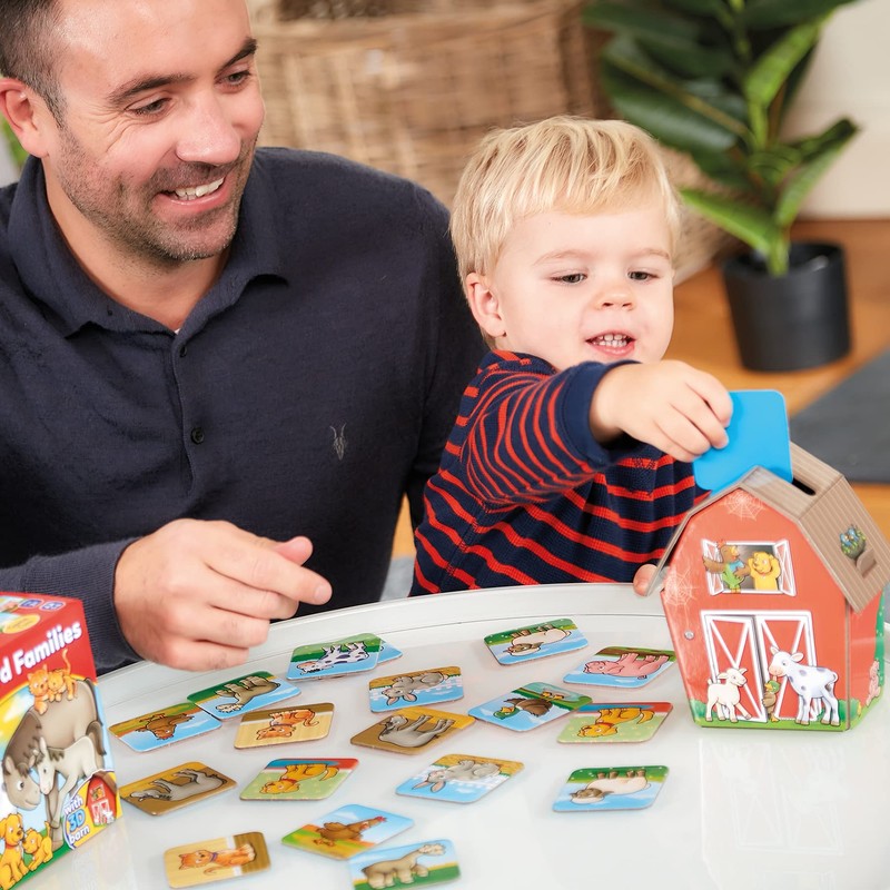 Orchard Toys Farmyard Families Game, Fun matching and posting game,