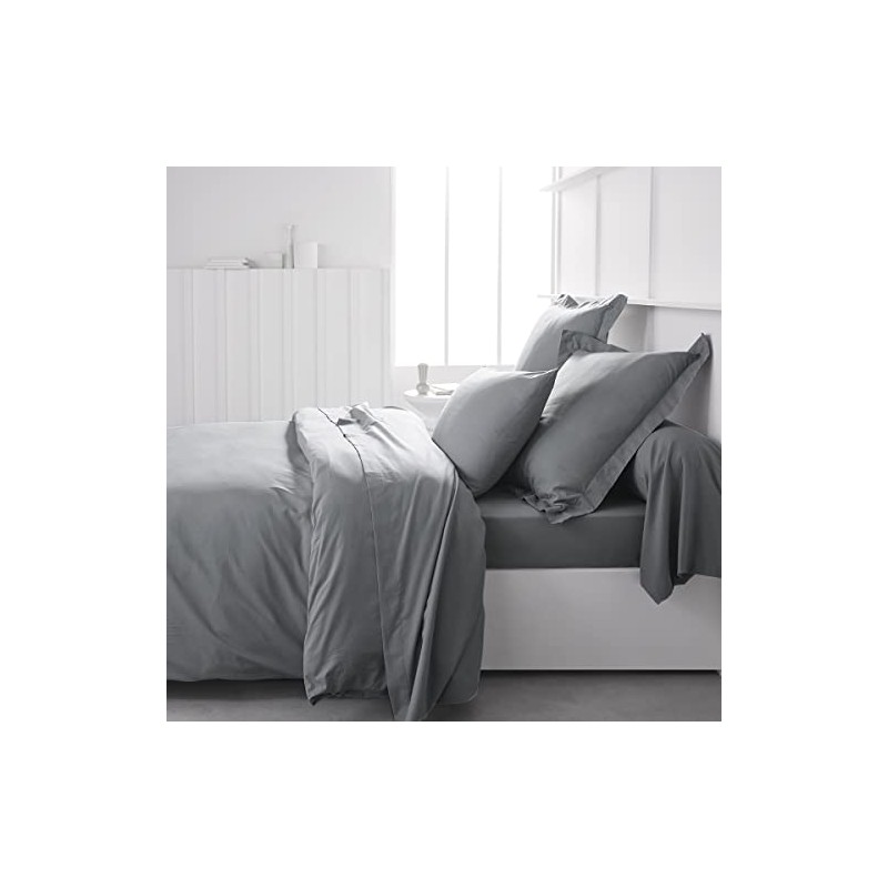 TODAY Essential Fitted Sheet, 160 x 200 cm, Double, 100%