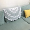 Hetao 100% Cotton Handmade Crochet Round Tablecloth Doilies Lace Table