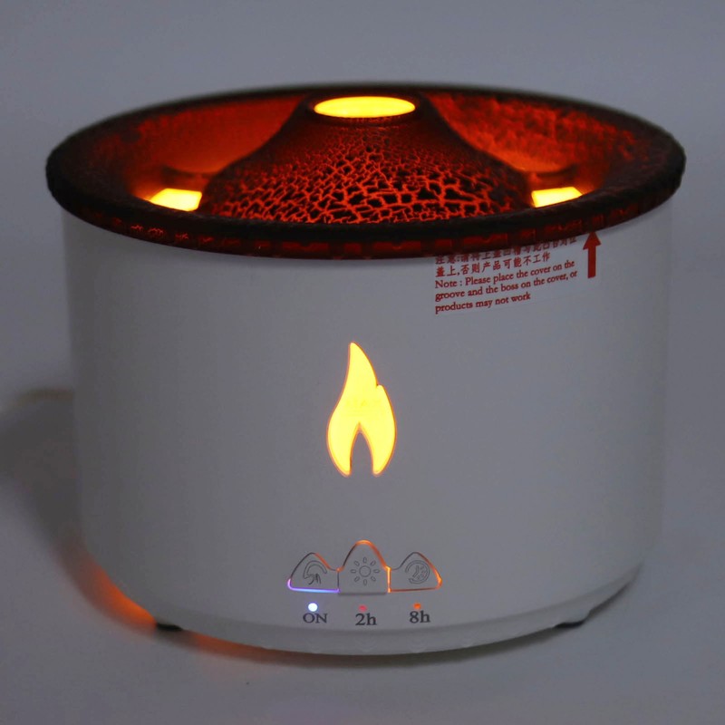 Flame Aroma Diffuser Seajelly Atomizing Humidifier Home Spitting Smoke Ring