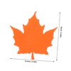Hohopeti 50pcs Leaf Paper Cutouts Classroom Accessory Maple Leaf Classroom
