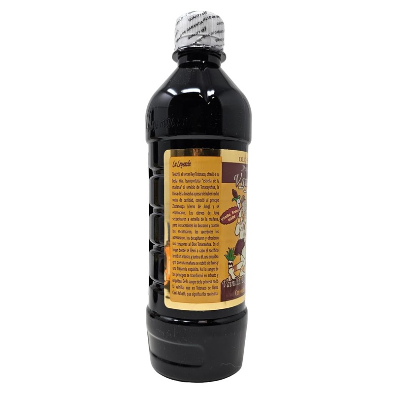 Usumacinta Pure Mexican Vanilla, 16.8 Ounces, Clear