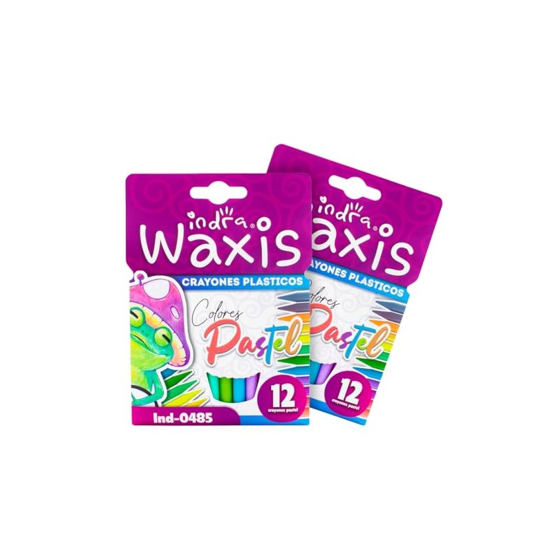indra ind-0485 crayones plasticos pastel 12 Pieza