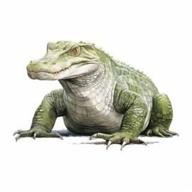 Alligator Stickers, Reptile Mugs & Cups, Wall Decor, Covering Marks, Car Bumpers, Shower & Tile, Toilets & More, Hardwearing Peel & Stick Waterproof 0% Transparency (Reptile09)