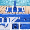 Zhengjiake Pool Vacuum Head with Wheels,14" Heavy Duty Head, Pool