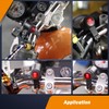 ATV Light Switch 12V Waterproof Aluminum Alloy Motorcycle Handlebar Switches