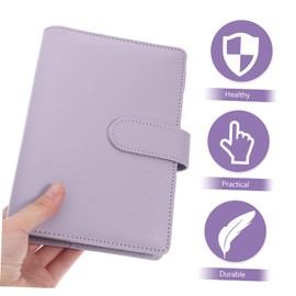 Kisangel 2pcs Mom Keepsake Memory Journal Scrapbook Photo Album for Mothers Purple Macaron Cover Milestone Book to Capture Special Moments and Cherish Family Memories