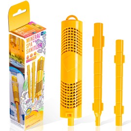 Replacement for Nature2 W20750 Spa Mineral Sticks Hot Tub in-Filter Cartridge Last for 4 Months Universal for Hot Tub Spa Swimming Pool All Spas Flow Rates Up to 1000 Gallons (Yellow 1-Pack)