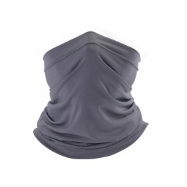 Unbranded Balaclava Face Mask Scarf Neck Fishing Shield Man Woman Sun UV Gaiter Headwear - Gray, 1 Pack