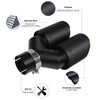 Vechkom 2.5 "Inlet to 3.5" Outlet Exhaust Tip 7.48'' overall