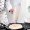 Pancake Batter Mixer Bottle Dispenser with Whisk Ball