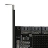 Adapter Card 6Gbps PCIE 4X to 10 Ports SATA3.0 Multi