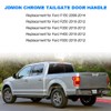 JDMON Chrome Tailgate Door Handle W/Rear Camera Hole Replacement for