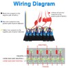 FXC - Panel de interruptor multifunción de 12 V 24
