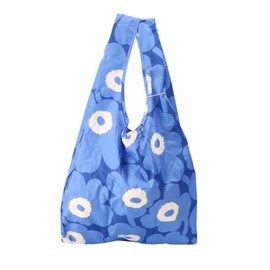 Marimekko 94138 515 Eco Bag, Shopping Bag, Unikko Uniko, Pocketable, Blue, blue