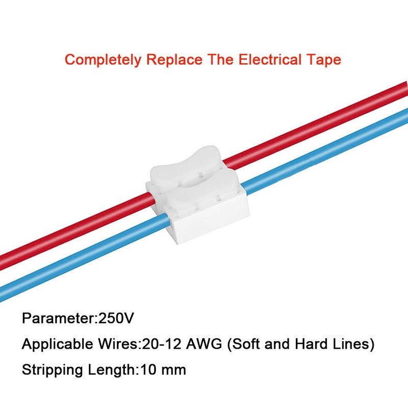 FULARR 62Pcs Spring Wire Connectors, Quick Connector Spring Connector, Electrical