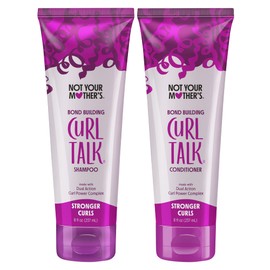 Not Your Mothers Curl Talk Bond Building Shampoo and Conditioner (2-Pack) - 8 fl oz - Strengthening Shampoo and Conditioner Set for Curly Hair