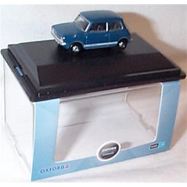 Oxford Mini còòpér 1275 GT Teal Blue vehicle 1:76 scale diecast model