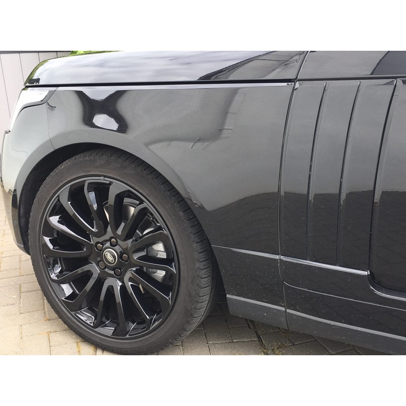 RimSavers RS-1 Alloy Wheel Protector Black Universal Fit - Up