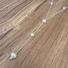 Agalea | Collar Corbatero de Plata Ley .925 con Perla