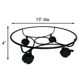 Heavy-Duty Plant Caddy, 13" Dia., by Harbor Gardens