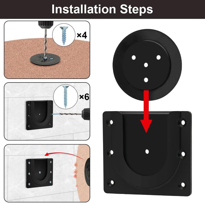 Flintronic Dartboard Bracket Hanging Dartboards, Sturdy Dartboard Mounting Stand Kit