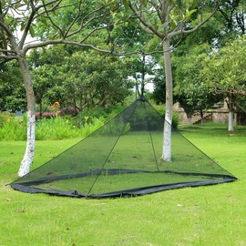 Living Peace Outdoor Mosquito Escape Picnic Net Mosquito Net (Black)