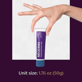 Mederma Advanced Scar Gel, Treats Old and New Scars, Reduces the Appearance of Scars from Acne, Stitches, Burns and More, 50 Grams