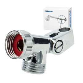 Tecuro Joint Shower Pole and Hose Connector Piece Heavy Weight Shank