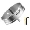 Mollom (5-1/8''|130mm) Heavy Duty Carbide Hole Saw with 2 Pilot
