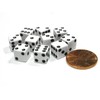 Set of 10 8mm Six Sided D6 Small Square Dice