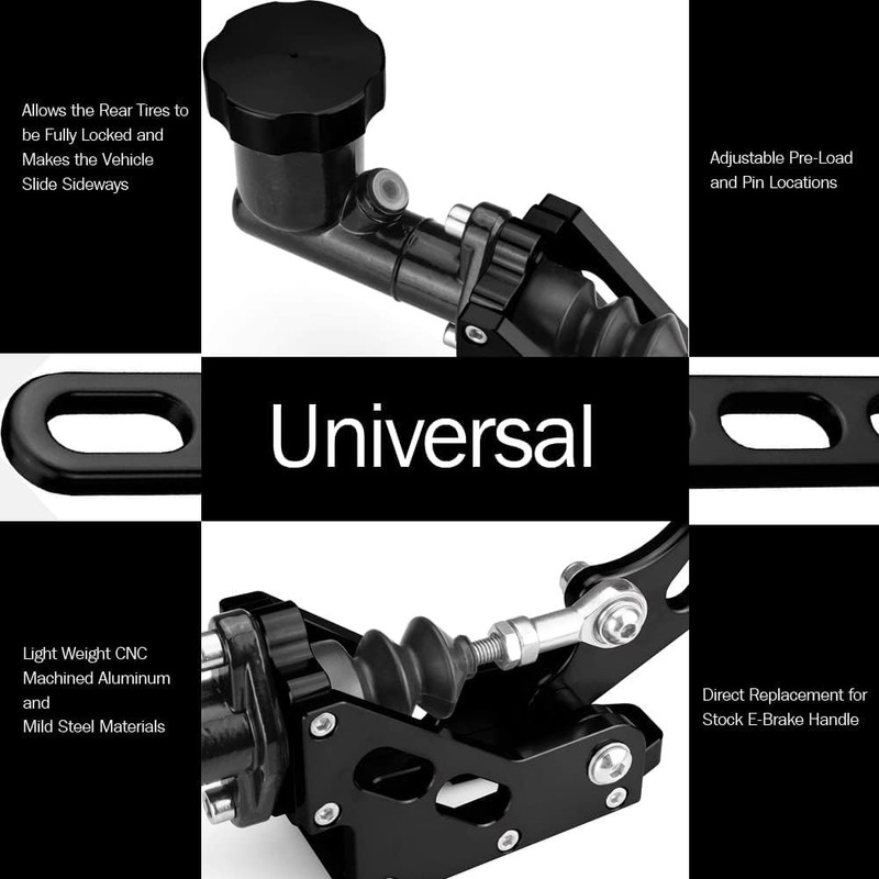 Lanotech Racing Car Hydraulic Horizontal Drift Rally Parking Handbrake Lever