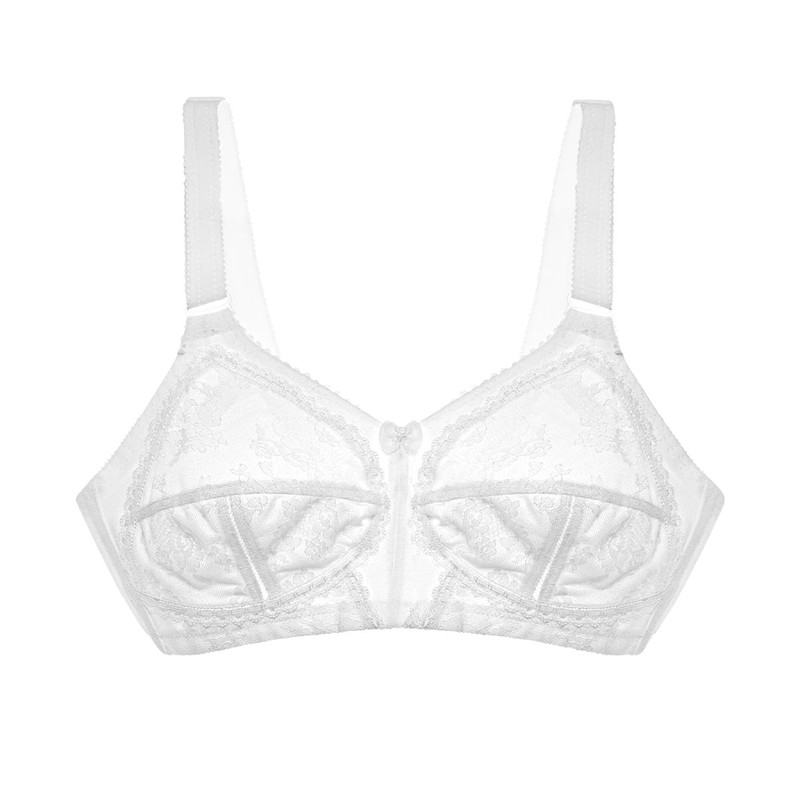 Triumph Womens Doreen X Non-wired Bra, White, 40DD UK