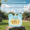 Aokpsrt Elephant Alarm Clock with Night Light for Kids –